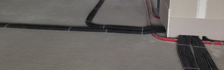 Kabelverlegung im Rohbau